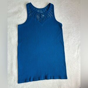 Jessica Simpson Blue Sleeveless Top